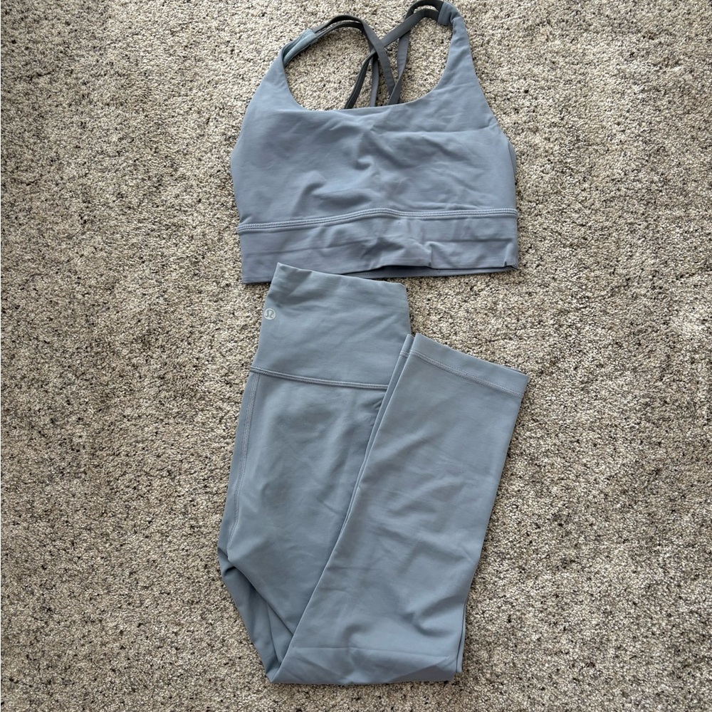 Lululemon Wunder Under Chambray Set